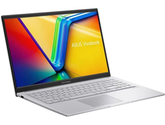 Ноутбук ASUS VivoBook X1504VA-BQ4060/90NB13Y2-M03600/Core i3-100U/16Gb/512Gb/15.6 FHD IPS/DOS серебристый